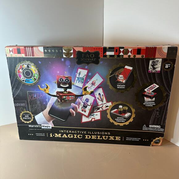 FAO Schwarz Interactive illusions i Magic Deluxe Marvin's Magic Magician Set Kit - Picture 1 of 16